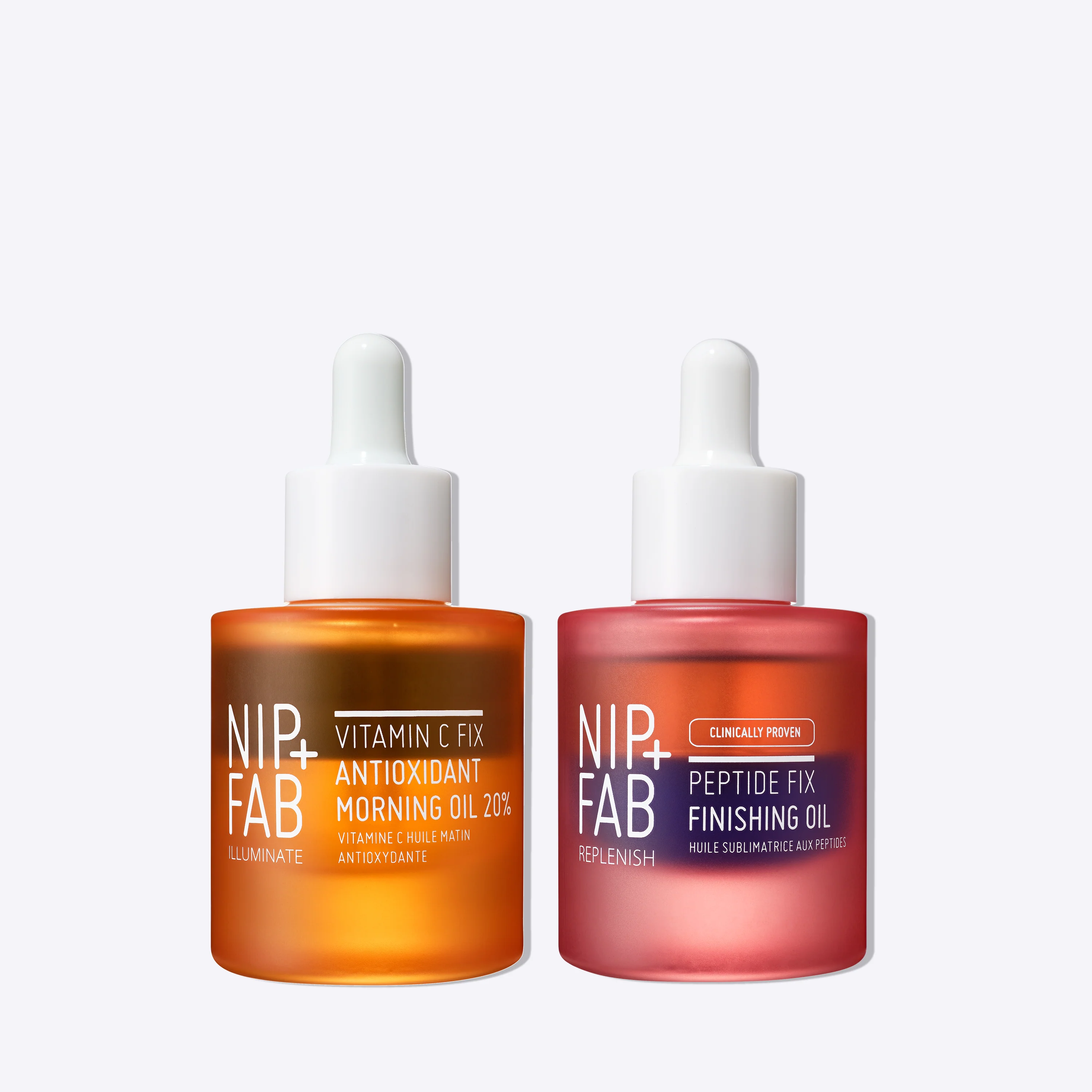 Glow Restore Oil Duo - Peptides & Vitamin C for Brighter, Smoother Skin